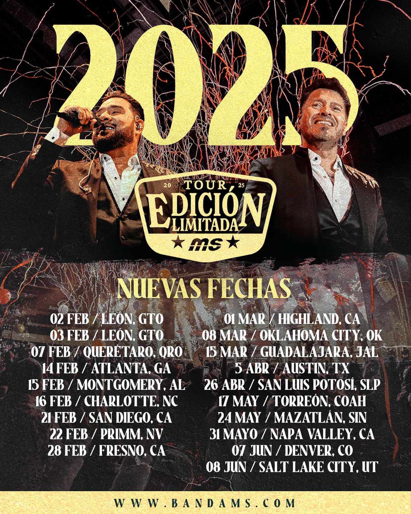 Banda MS Tour Edición Limitada MS Poster 2025